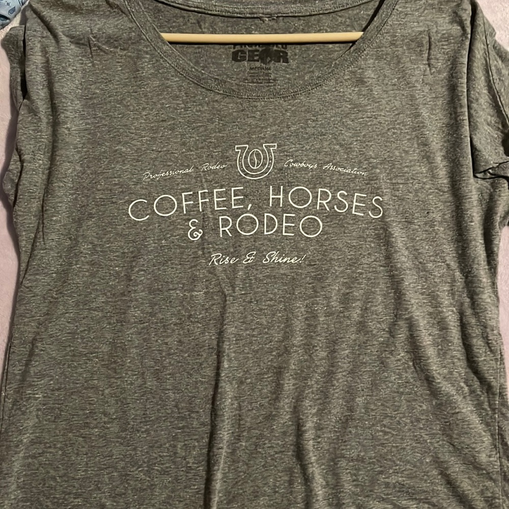 Coffee, Horses & Rodeo Shirt